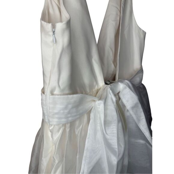 NWT Sachin & Babi Tea Length Organza Bow Dress Size 10 - Picture 13 of 16
